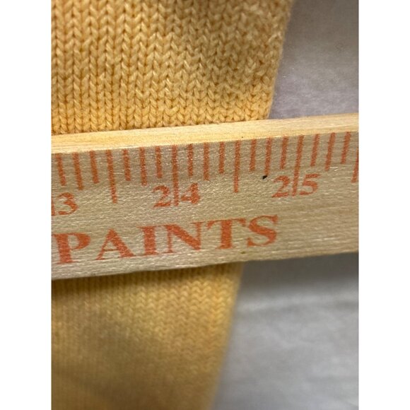 Vineyard Vines XL Yellow Half-Zip Sweater By Shep & Ian 100% Cotton Ribbed Colla - Picture 8 of 13